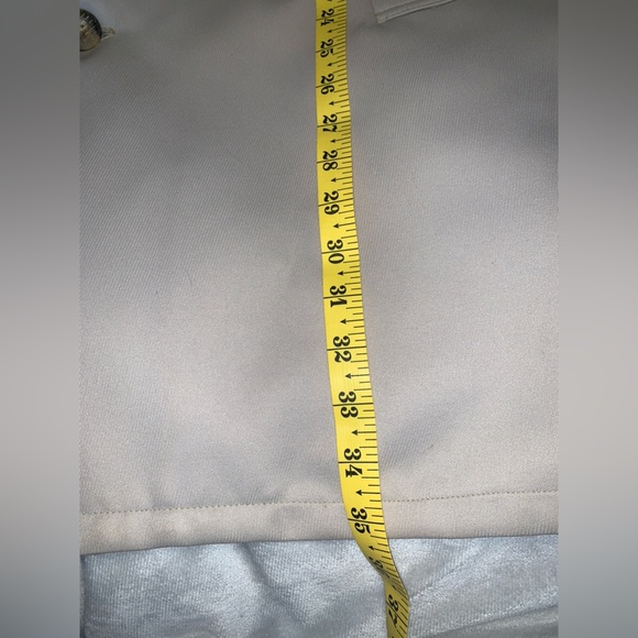 Lee Wald Men's taupe beige Coat Brown faux fur lapels Collar vintage 42 car coat - Picture 3 of 8